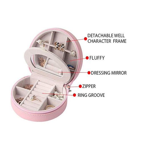 Portable Jewelry Box Mini Simplicity Jewelry Box Small Storage Box Ear Stud Box Ring Bag European Velvet Jewelry Box