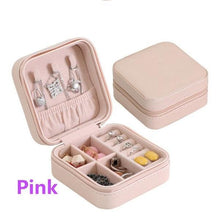 Load image into Gallery viewer, Portable Jewelry Organizer Collection Cabinet Storage Armoire Box Case