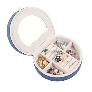 Portable Jewelry Box Mini Simplicity Jewelry Box Small Storage Box Ear Stud Box Ring Bag European Velvet Jewelry Box