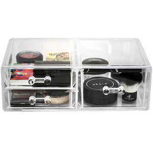 Results sorbus acrylic cosmetics makeup and jewelry storage case display sets interlocking drawers to create your own specially designed makeup counter stackable and interchangeable