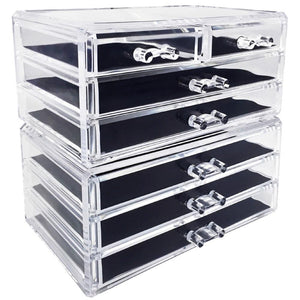 #COM0155 Acrylic Makeup Storage Box Drawer Set