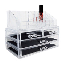 Load image into Gallery viewer, #COMS2915 Acrylic Makeup &amp; Jewelry Organizer Two Pieces Set
