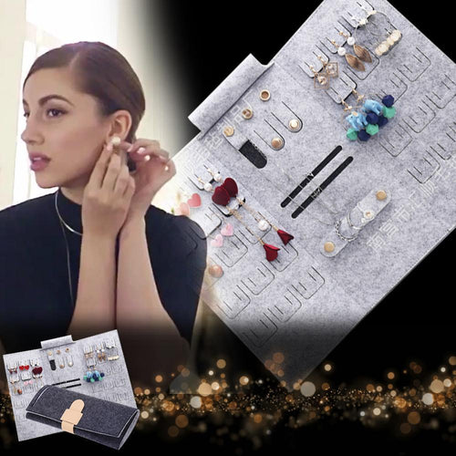 Rolling Portable Jewelry Storage Bag