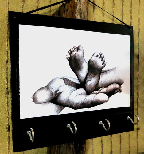 Key Rack Holder and Entryway Organizer Gift