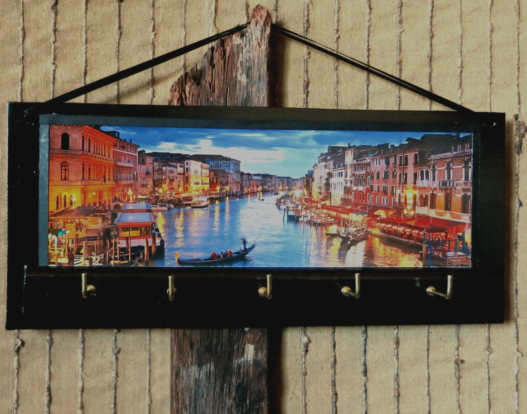 Key Rack Holder Grand Canal Venice Print