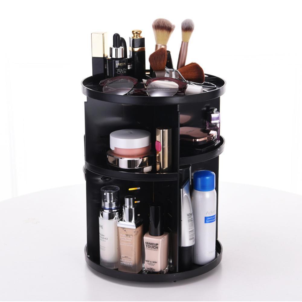 Premium 360° Rotating Makeup Organizer