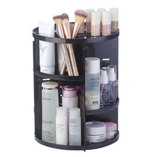 Load image into Gallery viewer, DTSL 30.4*23cm 360-degree Rotating Makeup Organizer Box Brush Holder Jewelry Organizer Case Jewelry Makeup Cosmetic Storage Box