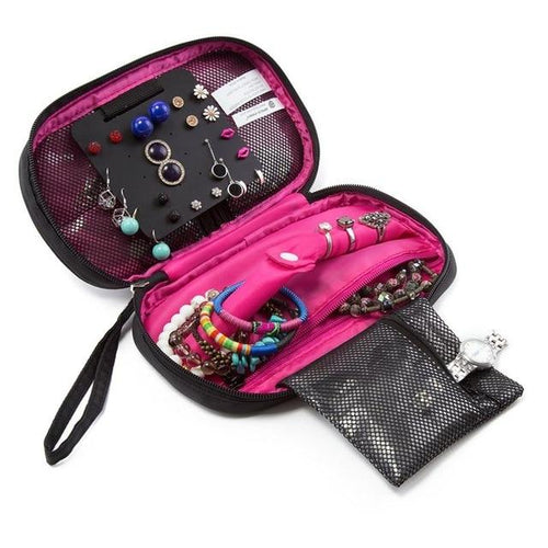 BAGSMART Women Jewelry Pouch Bag Travel Jewelry Organizer Case